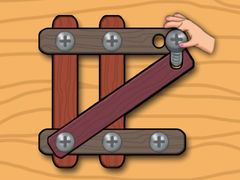 Spiel Holznussmeister: Schraubenrätsel Online