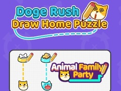 Spiel Doge Rush: Zeichne das Zuhause-Puzzle Online