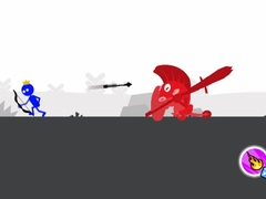 Spiel Rot und Blau - Stickman-Spionrätsel Online