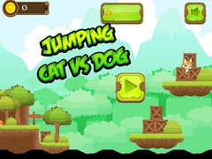 Spiel Springende Katze gegen Hund Online