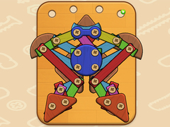 Spiel Holz- und Schraubenpuzzle Online