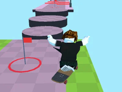 Spiel Obby: Skateboard-Rennen Online