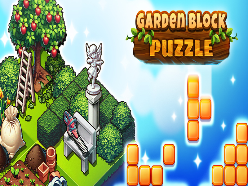 Spiel Gartenblock-Puzzle Online