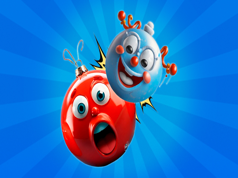 Spiel Merge Bälle Neujahrsspielzeug in 3D! Online