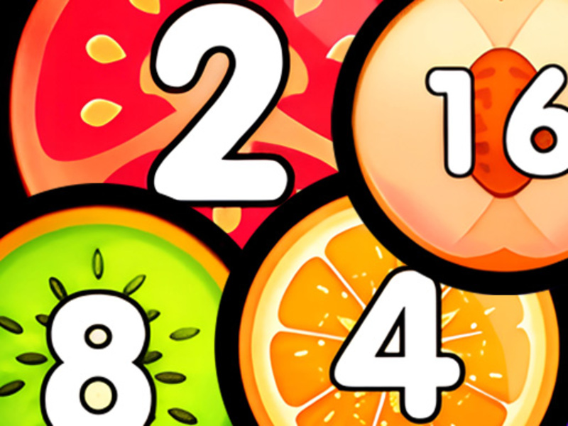 Spiel Merge Bugs Shooter 2048 verbinden Früchte Online