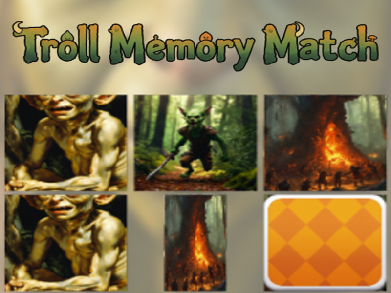 Spiel Troll-Speicherübereinstimmung Online
