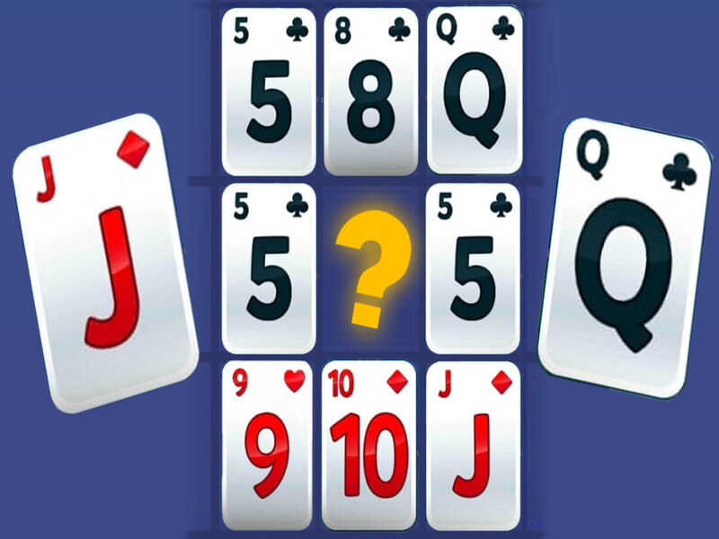 Spiel Karten passen zu Puzzle Online