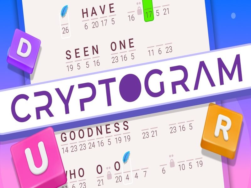 Spiel Kryptogramm: Wort Gehirnrätsel Online