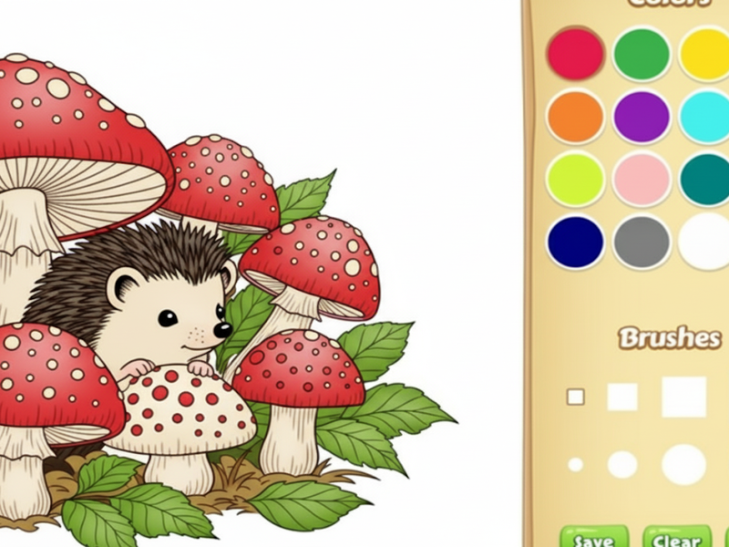 Spiel Cartoon Tier Malbuch für Kinder Online