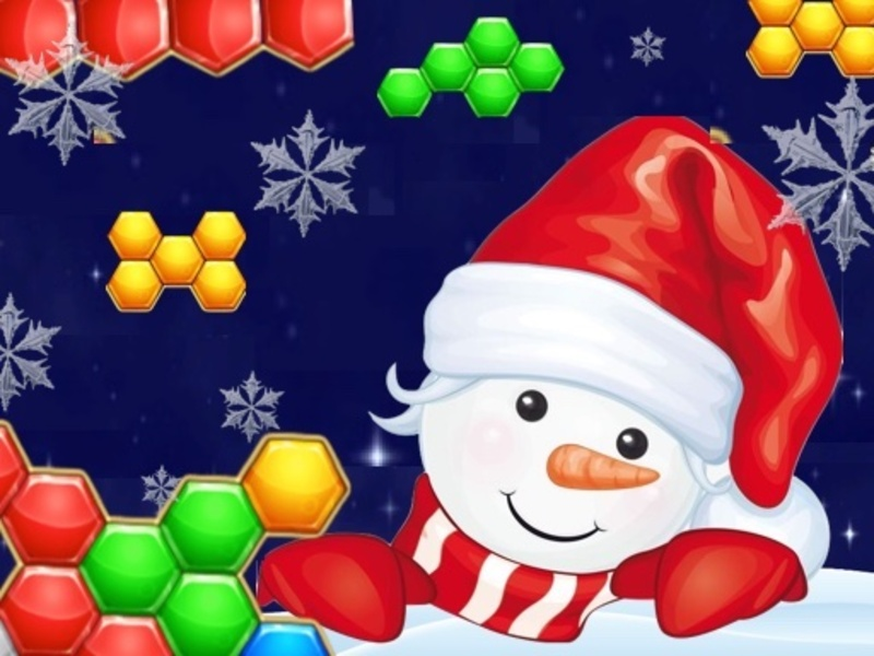 Spiel Hexa Sort: Winter Edition Online