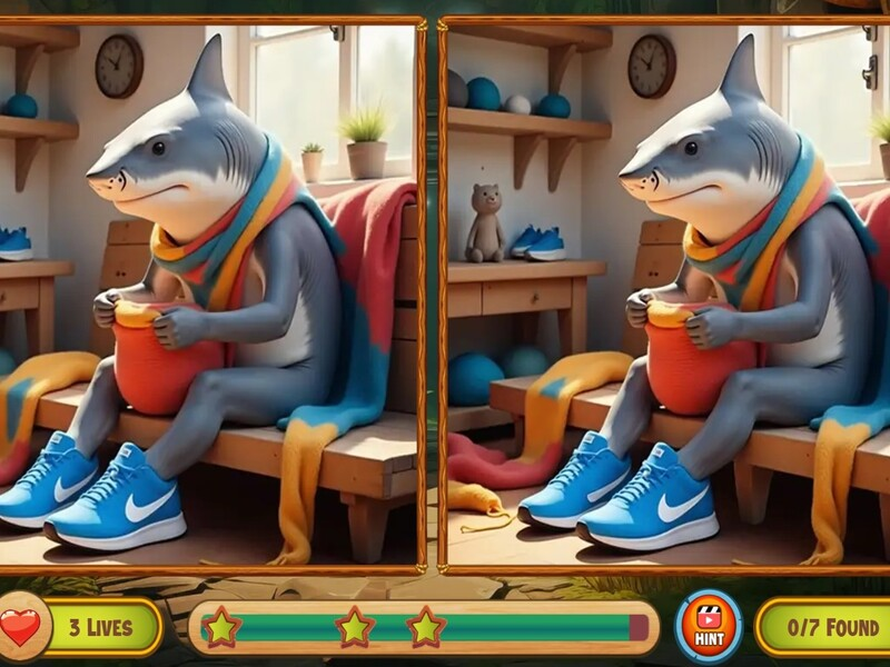 Spiel Italienische Brainrot finden die Unterschiede Online