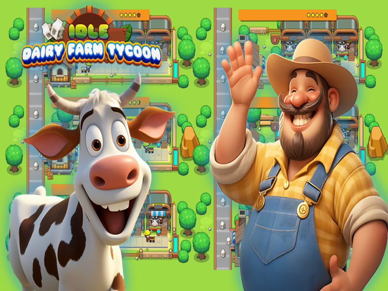 Spiel Müßiger Milchfarm Tycoon Online
