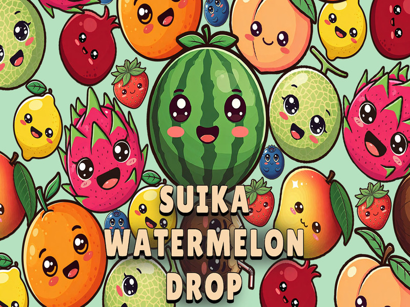 Spiel Suika Watermelon Drop Online