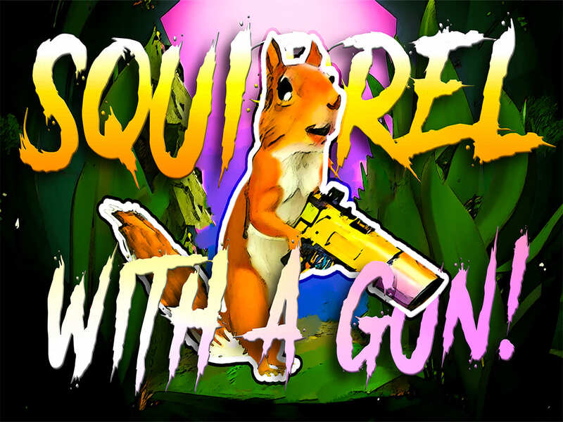 Spiel Eichhörnchen mit einer Waffe! Online