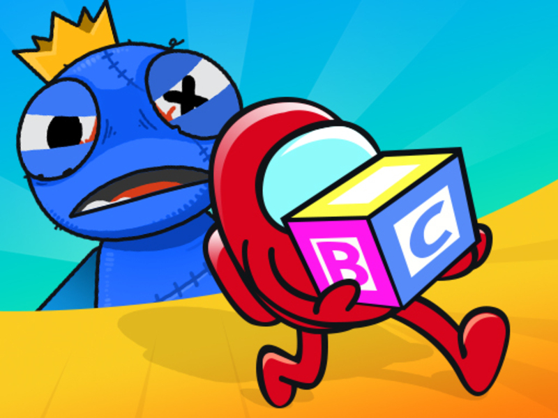 Spiel Verstecken und suchen Sie blaues Monster Online