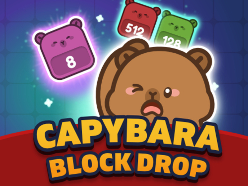 Spiel Capybara Block Drop Online