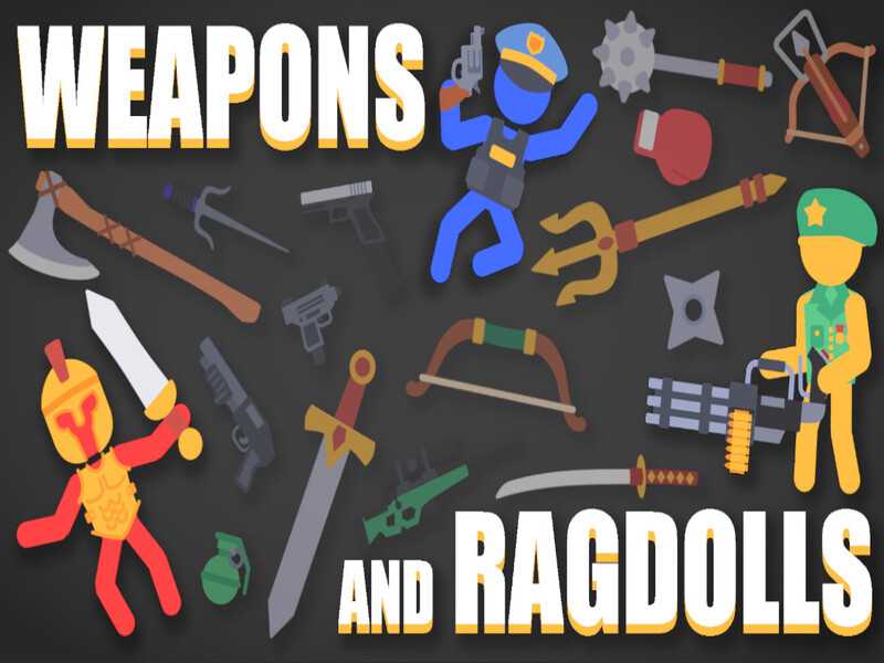 Spiel Waffen und Ragdolls Online