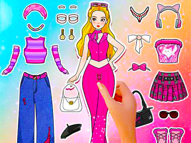 Spiel Papierpuppentagebuch: DIY anziehen Online