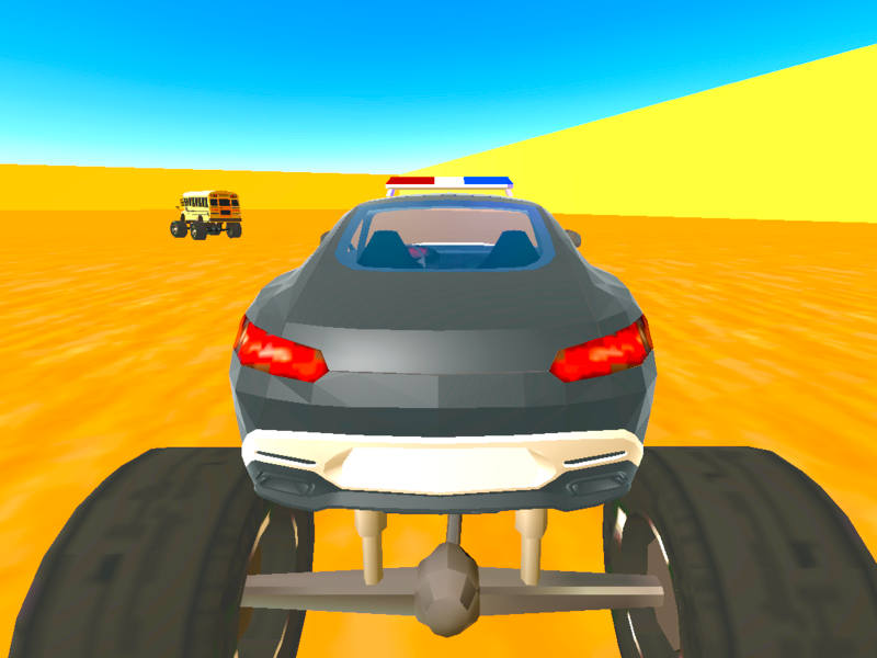 Spiel Polizei gegen Banditen Monster Truck Online