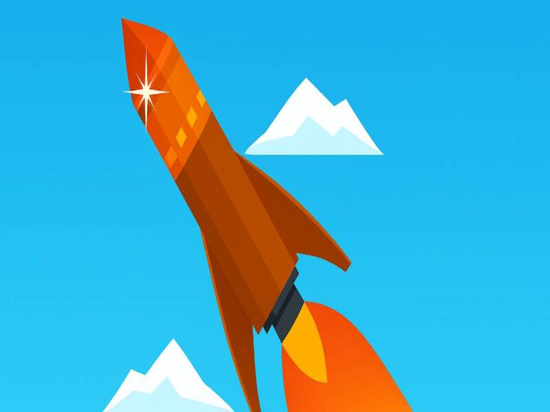 Spiel Raketenhimmel! Online