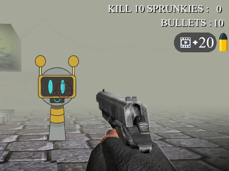 Spiel Sprunki 3D -Shooter Online