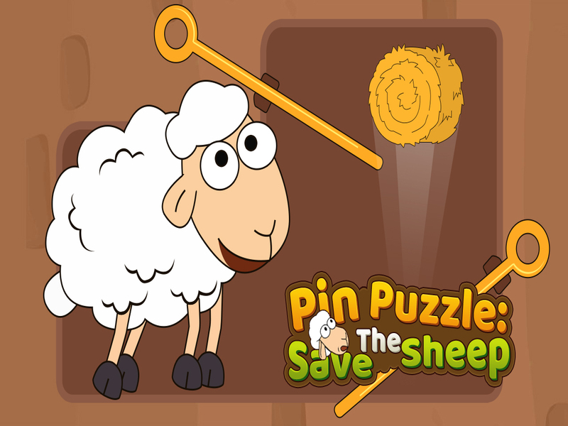 Spiel Pin-Puzzle speichern die Schafe Online