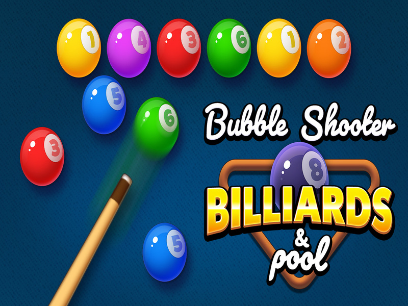 Spiel Bubble Shooter Billiard & Pool Online