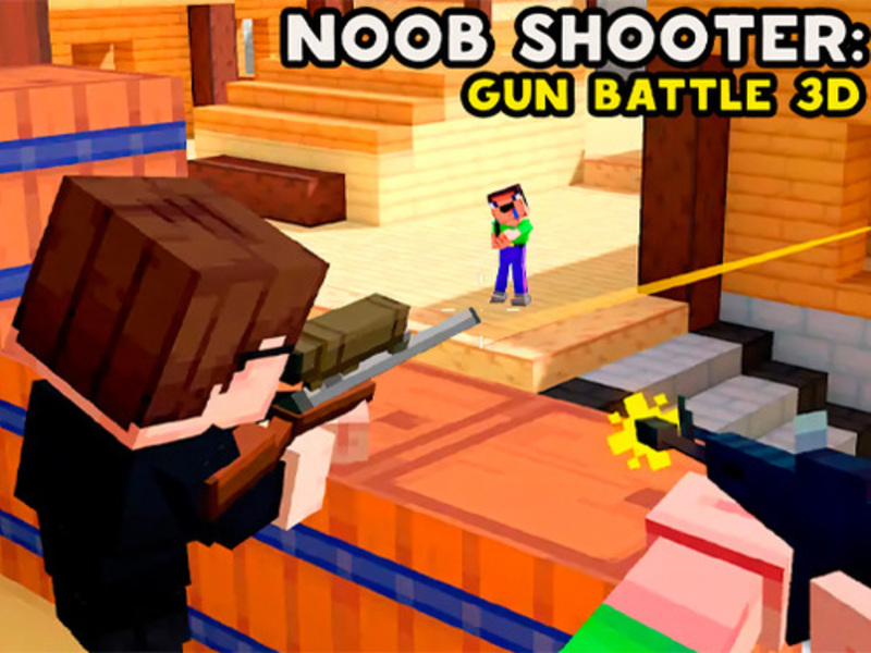 Spiel Noob Shooter: Gun Battle 3D Online