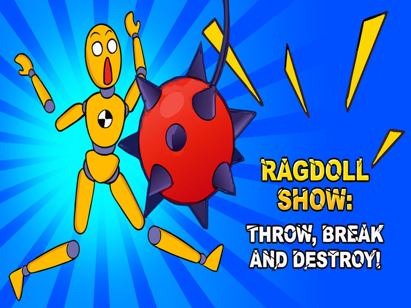 Spiel Ragdoll Show: Wirf, brechen und zerstören! Online