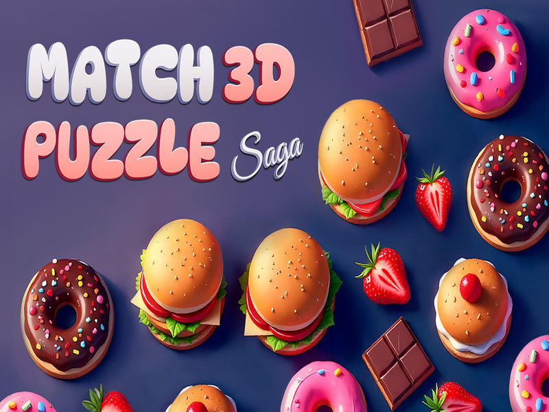 Spiel Passen Sie die 3D -Puzzle -Saga an Online
