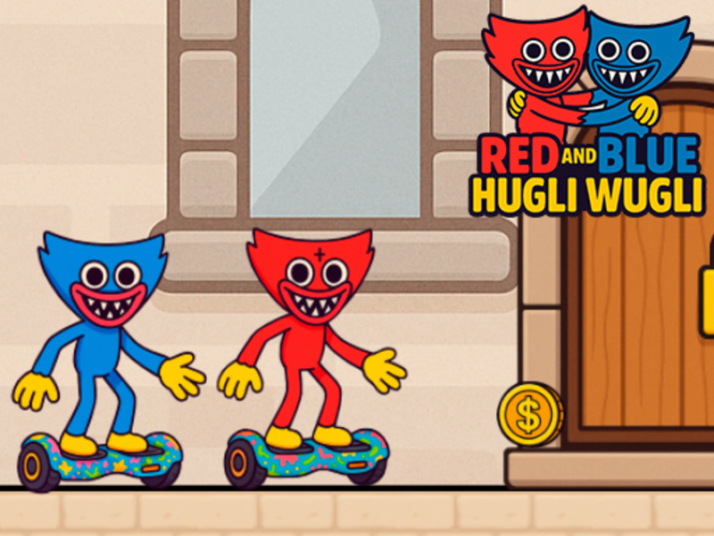 Spiel Rot und blau Hugli Wugli Online