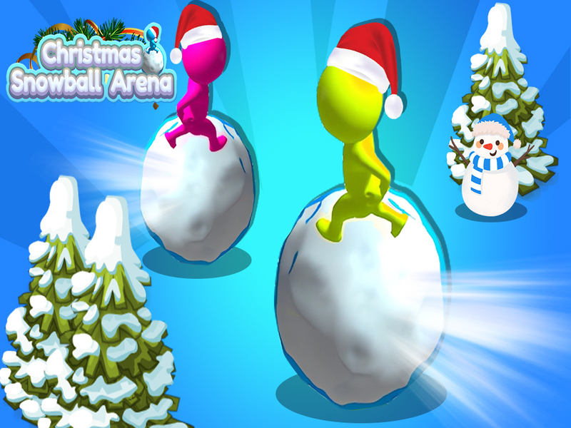 Spiel Weihnachts-Schneeball-Arena Online
