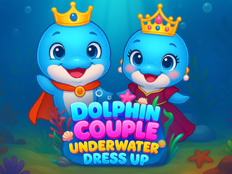 Spiel Delphin-Paar Unterwasser verkleiden sich Online