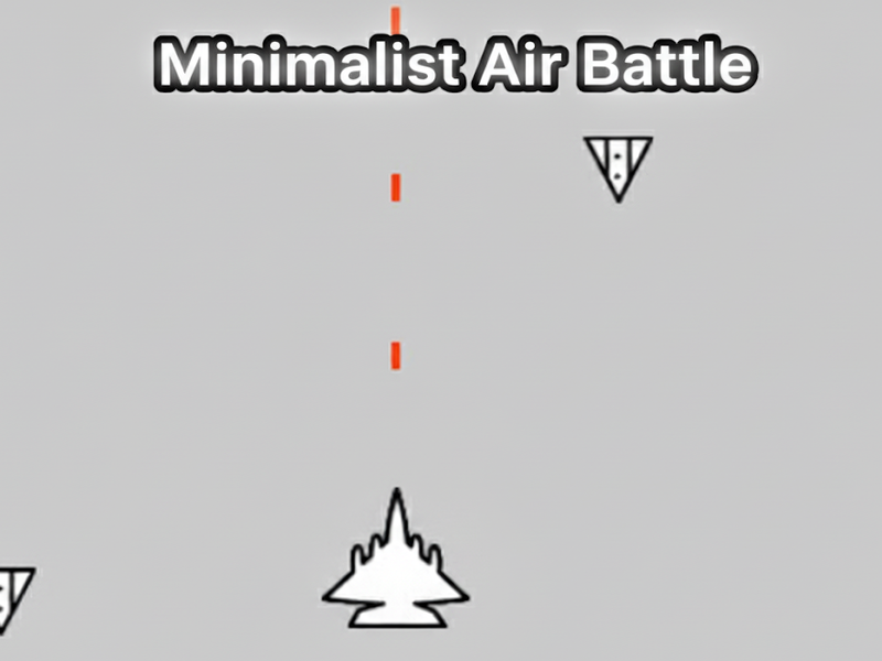 Spiel Minimalistische Luftschlacht Online