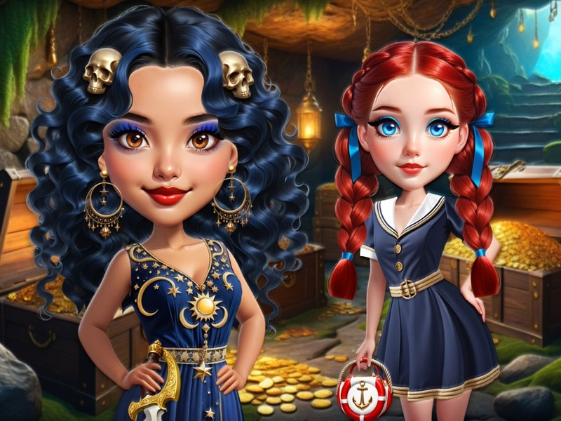 Spiel Sailor Chic gegen Pirate Charme Online